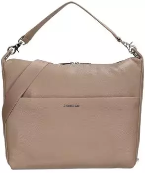 Mandarina Duck Mellow Leather Hobo warm taupe