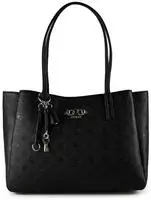 Guess Shopper Anise Multi Compartment Tote (HWPD) black logo HWPD99/16230/BLO
