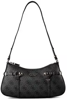 Guess Leona Logo Shoulder Bag (HWSG9917180) coal logo