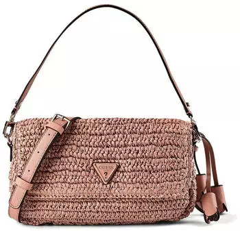 Guess Ofelia Flap Shoulder Bag coral pink