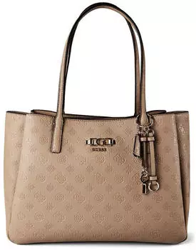 Guess Anise Multi Compartment Tote (HWPD9916230) dark taupe logo