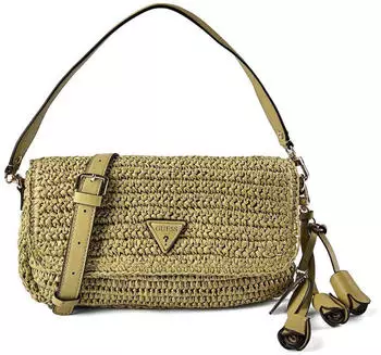 Guess Ofelia Flap Shoulder Bag olive