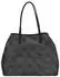 Guess Victtoria Large 2 in 1 Tote coal logo