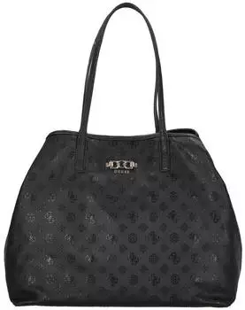 Guess Victtoria Large 2 in 1 Tote black logo