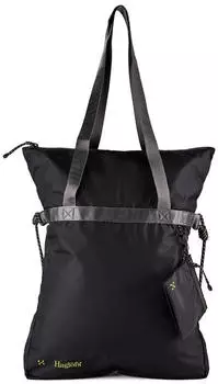 Hagl&ouml;fs Brand Tote true black