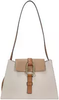 Furla Nuvola S - Schultertasche 27 cm (vaniglia+deserto+brandy) - Beige