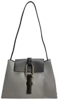 Furla Nuvola S - Schultertasche 27 cm (cenere+soil+nero) - Grau
