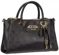 Guess Umh&auml;ngetasche Schwarz Logo Damen