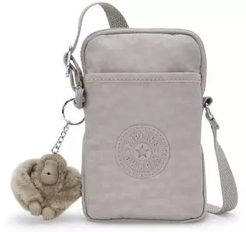 Kipling Tally Handytasche, grau, Damen, 100% Polyamid (KI027189L)