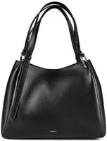 Furla Nuvola Schultertasche L Leder 37 cm schwarz