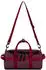 The North Face Women's Base Camp Duffel Shoulder Bag (NF0A8GJ8) deep burgundy/tnf black