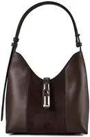 Furla Goccia Schultertasche S Leder 23.5 cm braun