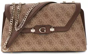 Guess Lindsey Convertible Xbody Flap (HWSG9749210) latte logo
