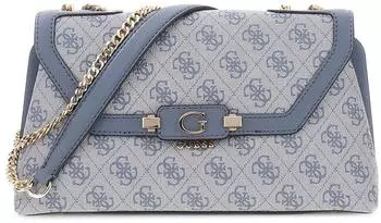 Guess Lindsey Convertible Xbody Flap (HWSG9749210) slate logo