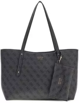Guess Brenton Top Zip Tote (HWLG9648240) coal logo