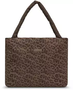 Kapten & Son Norva 2in1 Shopper dark brown/leo