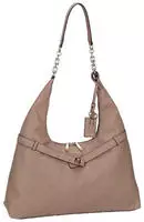 Guess Handtasche Ella Logo 43 x 22 x 14 - Hellbraun