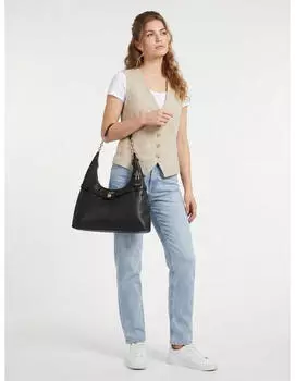 Guess Ella Logo Hobo Bag (HWPD9746010) black logo