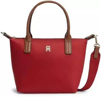 Tommy Hilfiger Tote-Bag mit Crossbody-Riemen (AW0AW17709) autumn red