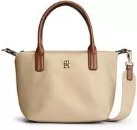 Tommy Hilfiger Tragetasche "POPETTE MINI TOTE" Damen Umh&auml;ngetasche, Minibag mit