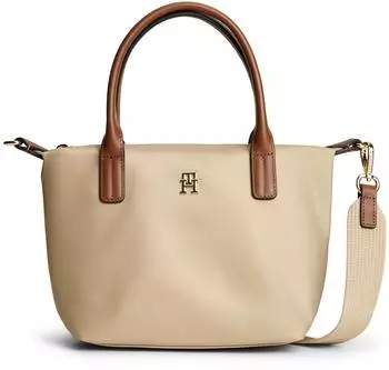 Tommy Hilfiger Tote-Bag mit Crossbody-Riemen (AW0AW17709) horseradish