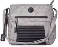 Rieker Schultertasche, Damen-Handtasche, mit praktischen F&auml;chern