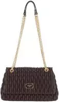 Joop Jeans Schultertasche Ruga, Polyurethan braun