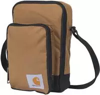 Carhartt Umh&auml;ngetasche Crossbody Zip Bag, aus Polyester, braun, 2 F&auml;cher, 15...