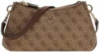 GUESS Umh&auml;ngetasche Noelle II Latte Logo/Brown