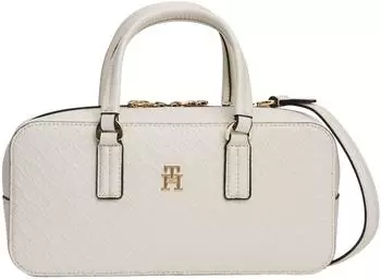 Tommy Hilfiger Crossbody-Tasche mit TH-Monogramm Handtasche soft cream (AW0AW18415AEO)