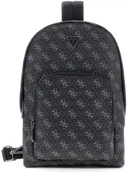 Guess Milano Sling Umh&auml;ngetasche schwarz/light brown (HMMILOP6202-DAB)