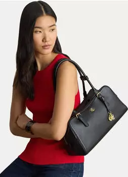 Ralph Lauren Marcy Large Schultertasche schwarz