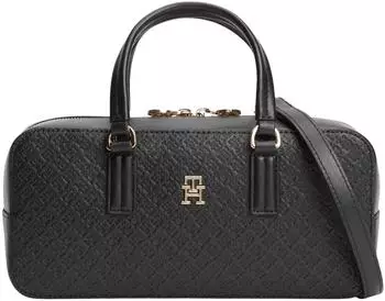 Tommy Hilfiger Crossbody-Tasche mit TH-Monogramm Handtasche schwarz (AW0AW18415BDS)