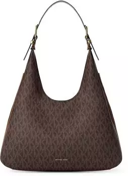 Michael Kors Nolita Large mit Signature-Logomuster Schultertasche brown/acorn (30F5GY5H7B-252)