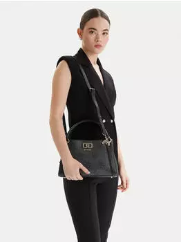 Guess Karnilla Logo Handtasche coal logo (HWOS9901060-CLO)