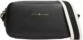 Tommy Hilfiger Essential Camera Pr&auml;gung Umh&auml;ngetasche schwarz (AW0AW18370BDS)