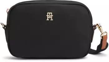 Tommy Hilfiger Camera Gurtband-Riemen Umh&auml;ngetasche schwarz (AW0AW17704BDS)