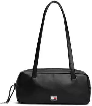 Tommy Hilfiger City mit Logo Schultertasche schwarz (AW0AW18075BDS)