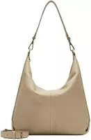LIEBESKIND Berlin Hobo Bag "Paris M" I Umh&auml;ngetasche f&uuml;r Damen aus Leder Beige
