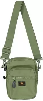 Alpha Industries Label Messenger Small Umh&auml;ngetasche sage (156941-01)