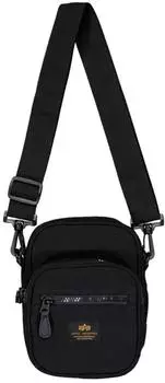 Alpha Industries Label Messenger Small Umh&auml;ngetasche schwarz (156941-03)