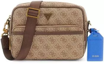 Guess Milano 4G-Logo Umh&auml;ngetasche beige/braun (HMMILOP5422-BBO)