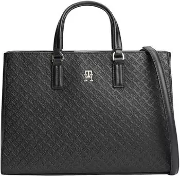 Tommy Hilfiger TH Daily Satchel Handtasche schwarz (AW0AW18418BDS)