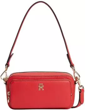 Tommy Hilfiger TH Monogram Crossbody Camera Umh&auml;ngetasche rot (AW0AW18377XLG)