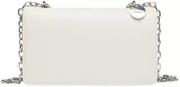 s.Oliver Crossbody-Bag in Leder-Optik mit Kettenriemen Umh&auml;ngetasche wollwei&szlig; (2175118-0300)