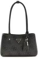 GUESS Taschen Schultertasche Kunstleder Meridian II Shoulder Satchel coal logo -