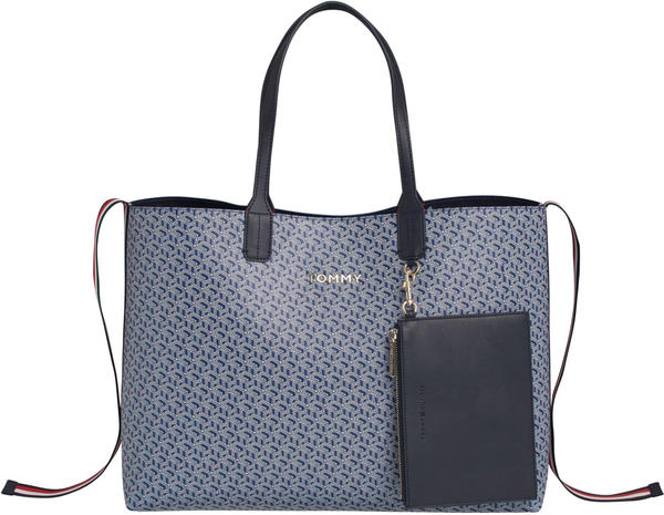 Tommy Hilfiger Tommy Icons Monogram Tote (AW0AW08318) blue ink