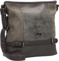 TOM TAILOR Hobo "Juna" aus soft genarbtem ledrigen Material mit gl&auml;nzenden