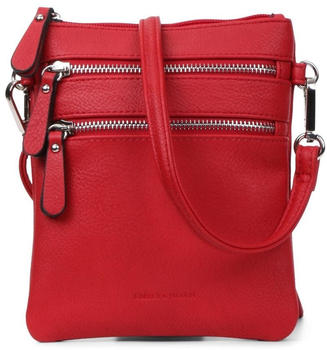 Emily & Noah Handtasche mit Reißverschluss Emma (60392) red