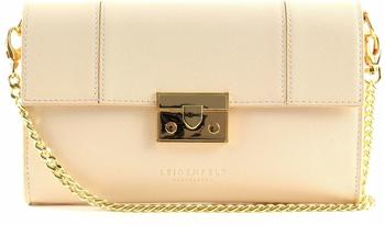 Seidenfelt Manufaktur Roros Clutch beige/gold